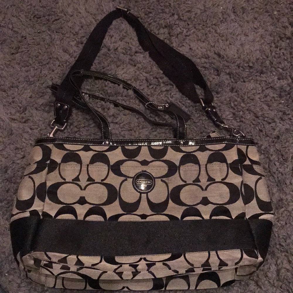 Authentic coach diaper bag.